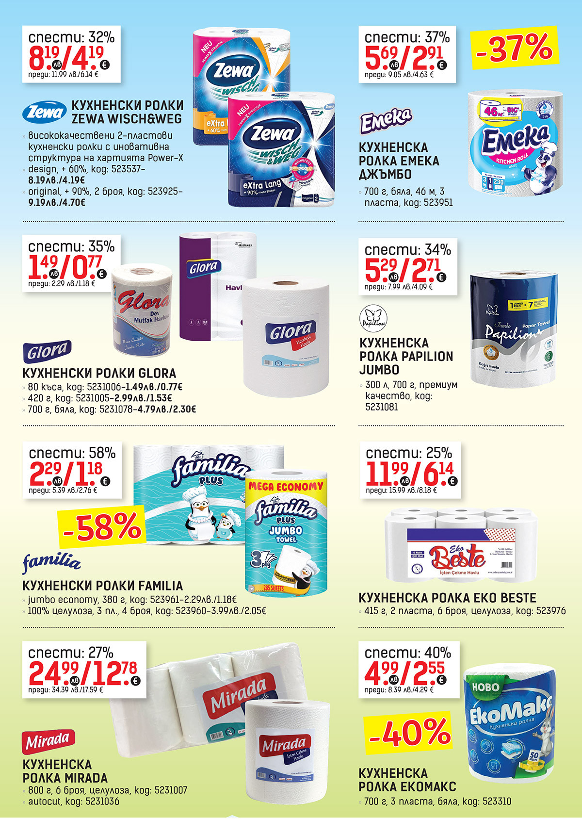 Кухненски ролки