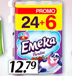 Тоалетна хартия EMEKA Paradise с намаление от -20%