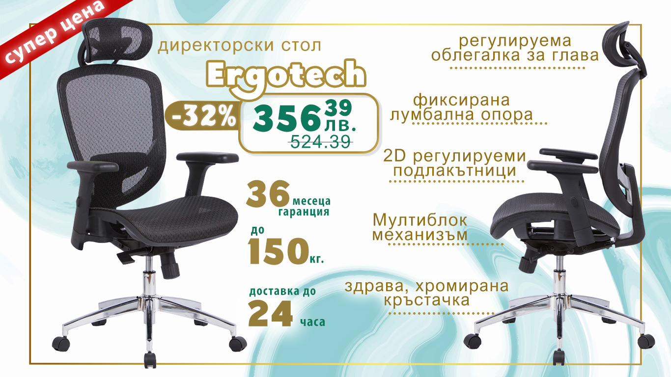директорски стол Ergotech